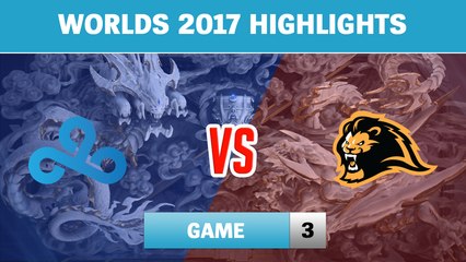 Highlights: C9 vs LYN Game 3 - Round 2 Play-In Stage Worlds 2017