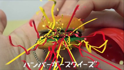 【スクイーズ】マックのようなハンバーガースクイーズ全種類の紹介！