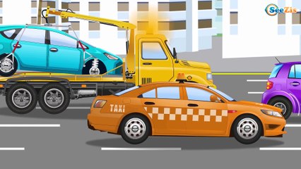 Эвакуатор и Гоночная машина Мультики про МАШИНКИ Развивающие мультфильмы для детей