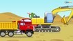 The Diggers Cartoon and Car Friends | Construction Trucks & Service Vehicles Cartoons for children