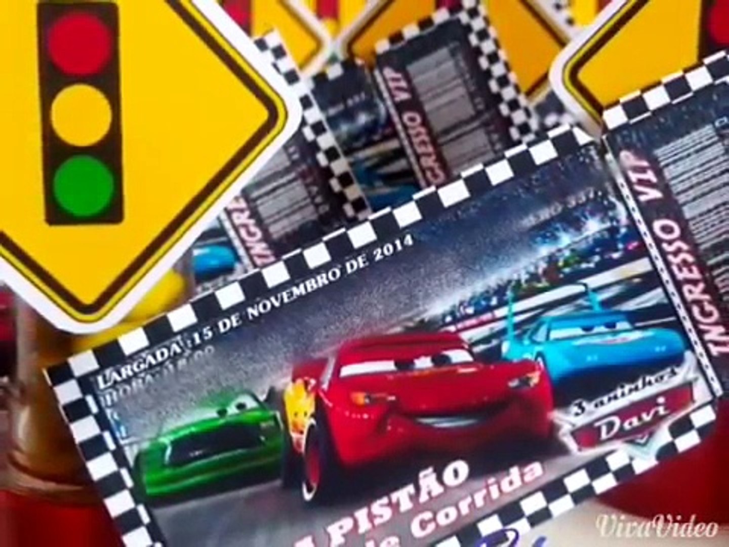 Festa Infantil : Carros Disney.