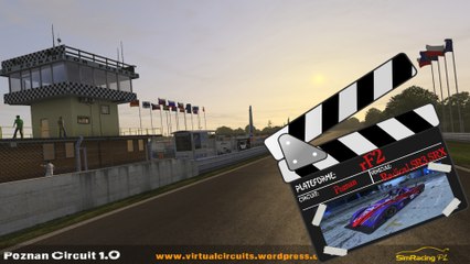 Tour de piste à Poznan en Radical SR3 RSX sur Rfactor 2