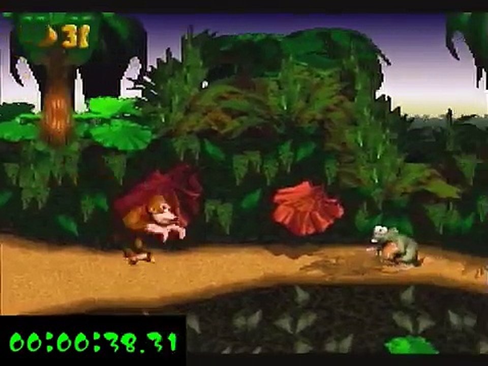 Donkey Kong Country 7% Run in 8:38 (World Record)