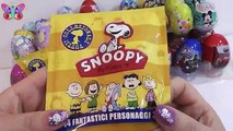 huevo sorpresa kinder joy de angry birds 2 sobres sorpresas de Snoopy con juguetes en español new
