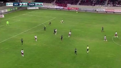 Sandi Križman Goal HD - AEL Larissa 1-1 PAOK 30092017