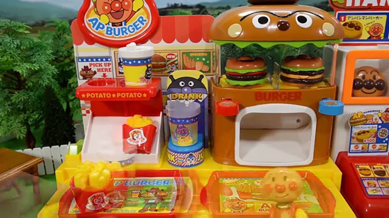 アンパンマンおもちゃ ハンバーガー屋さん / Super popular toy: Anpanman Hamburger Shop!