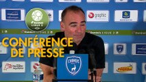 Conférence de presse Chamois Niortais - Quevilly Rouen Métropole (2-1) : Denis RENAUD (CNFC) - Emmanuel DA COSTA (QRM) - 2017/2018
