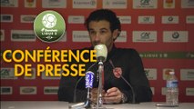Conférence de presse US Orléans - Valenciennes FC (3-4) : Didier OLLE-NICOLLE (USO) - Faruk HADZIBEGIC (VAFC) - 2017/2018