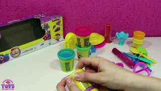 Play Doh Videos - Lets Make Ice Cream Cake Flowers With Play Doh Sparkle