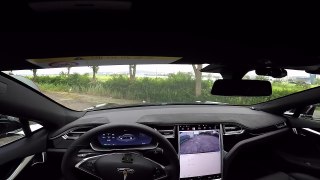 [한국에서 테슬라 타기] Tesla Model S Review 10_Autopilot 집중탐구(운전대에서 손을 떼면?/카메라를 가리면?/커브길/오토파일럿 설정메뉴