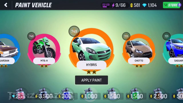 GANGSTAR NEW ORLEANS - PRODIGAL SICKLE ( 3 STAR MAXED ) & HYBRIS CAR