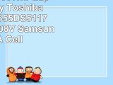 UBatteries 56Whr Laptop Battery Toshiba Satellite L855DS5117  5200mAh 108V Samsung 26A