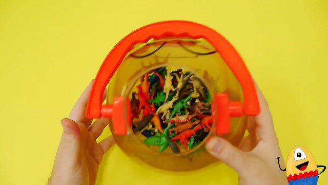 Learn Colours with Squishy Toy Insects, Animals, and Dinosaurs! Fun Learning Contest!
