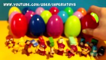 23 Surprise Eggs! Disney Princess Cars Spongebob Spiderman Thomas Lalaloopsy Kinder Surprise