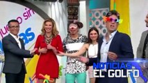 Presentadora Mexicana Se tira un  pedo  en Televisión Nacional
