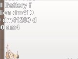 PowerSmart 108V 4400mAh 6 Cell Battery for HP Pavilion dm41000 dm41100 dm41200