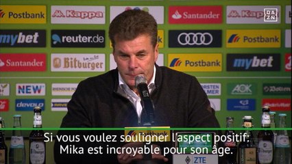 7e j. - Hecking impressionné par Mickael Cuisance