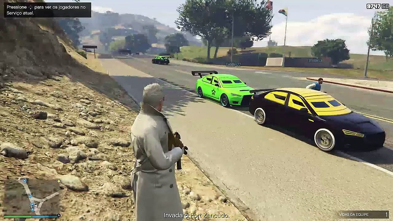 GTA V ONLINE Compilado de Missões Forte Zancudo e Aeroporto