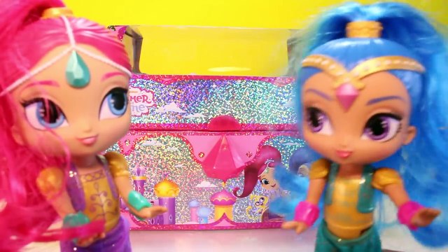 Shimmer and Shine Genie Treasure Chest SURPRISE Genie TOYS Opening Youtube Video for Kids