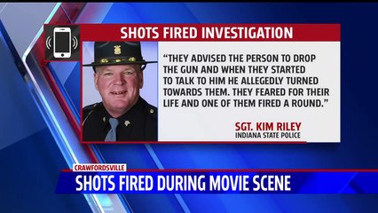Indiana Officer Fires Shot at Actor Filming Bank Robbery Scene