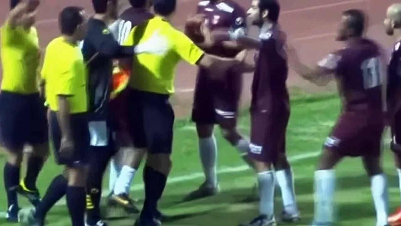 Players vs Referees Craziest Fights In Football History [360p] Video