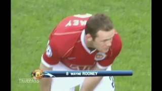 8번 루니 시절 vs 네스타, 말디니의 AC밀란 모두가 그리워하는 루니 절구통 드리블 (number 8 Rooney vs AC milan dribble, goal