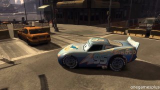 Street Race sity Track Dinoco McQueen Disney pixar car by onegamesplus