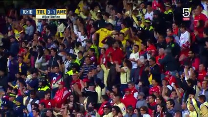 Romero Goal ~ Club America vs Deportivo Toluca 1-0