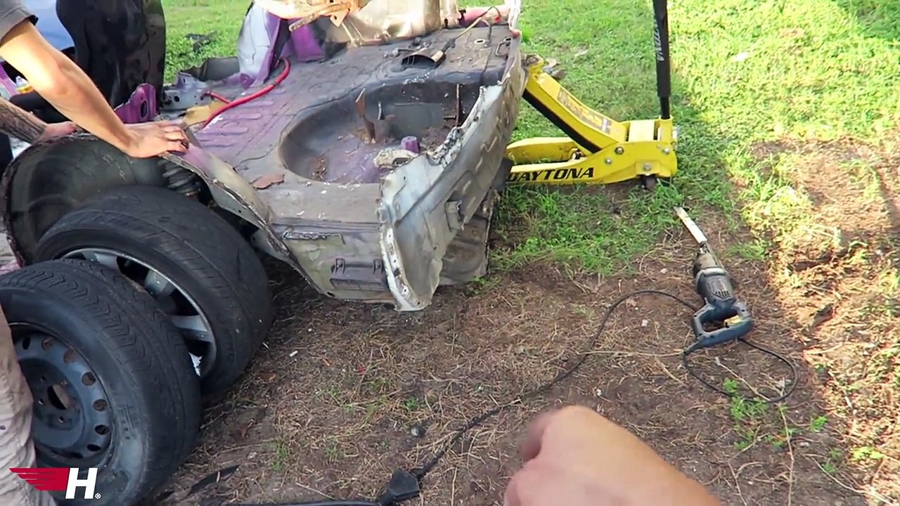 SHE FLIPPED THE CAR !!!