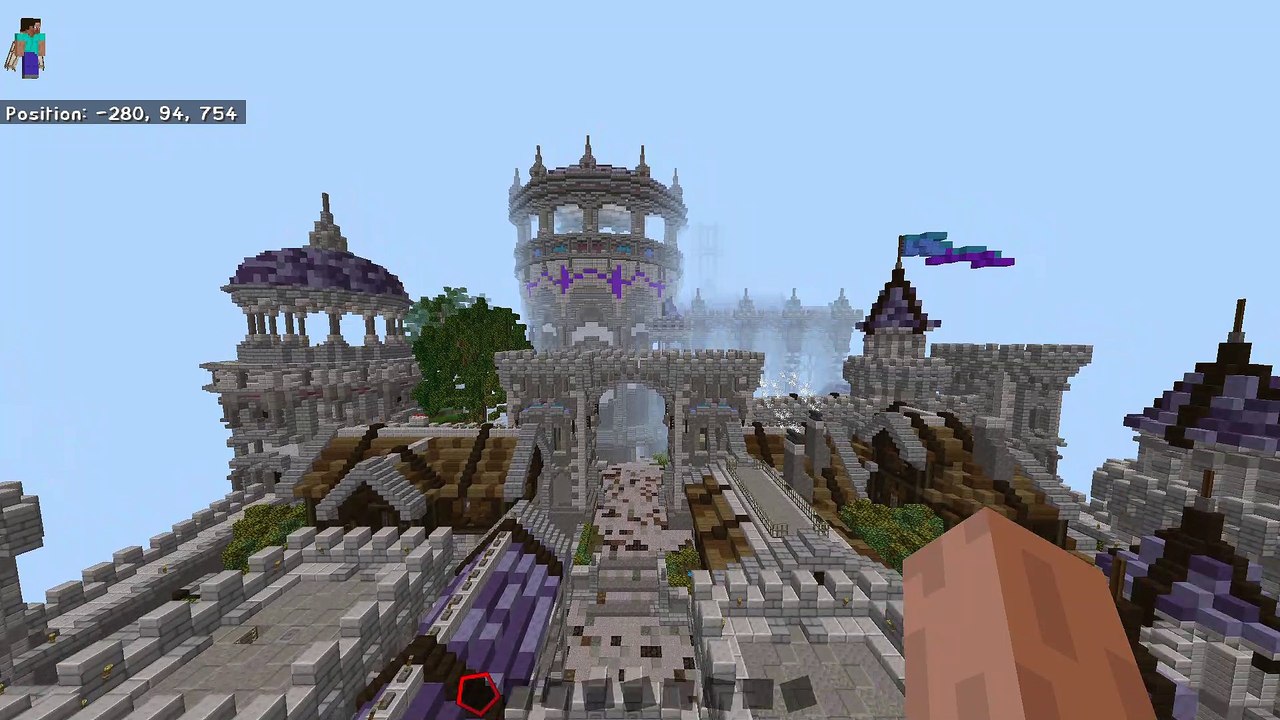 Minecraft Windows 10 Edition - Whiterock Castle Lets Show