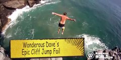 Wonderous Daves epic cliff jump fail: by Wonderous World