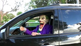 BAD BABY SARAH GIANT LOLLIPOP CHUPA CHUPS CRUSHED UNDER CAR WHEEL FREAKY MOMMY - Joker Frozen Elsa