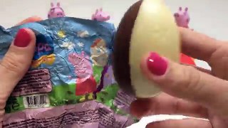 Peppa Pig Surprise Eggs Peppa Play Doh Eggs Huevos Sorpresa Easter Eggs Chocolate Peppa Pig Toys