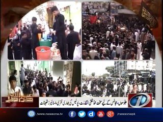 Karachi, Lahore, today, is being celebrated with its respective faith and respect.