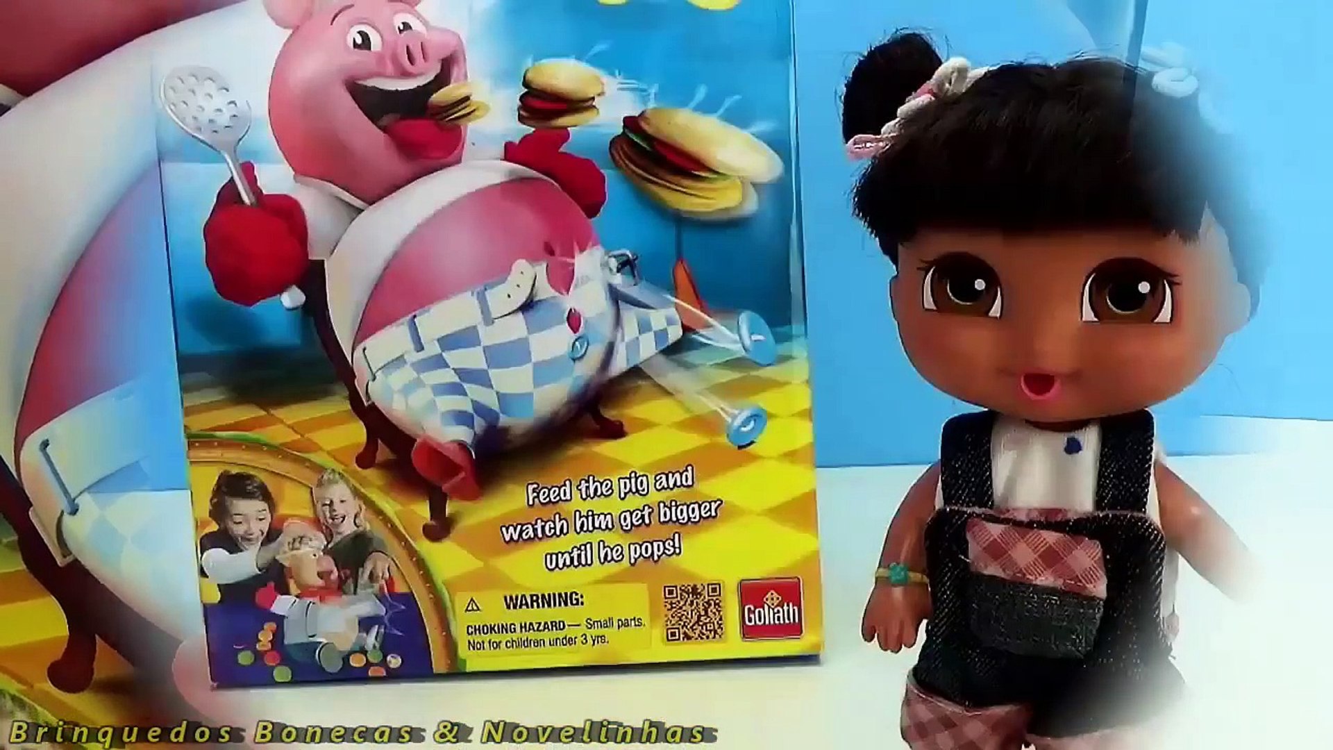 Baby Dora Jogo do Porquinho Comilao Em Portugues - Pop the Pig Game - Vidéo  Dailymotion