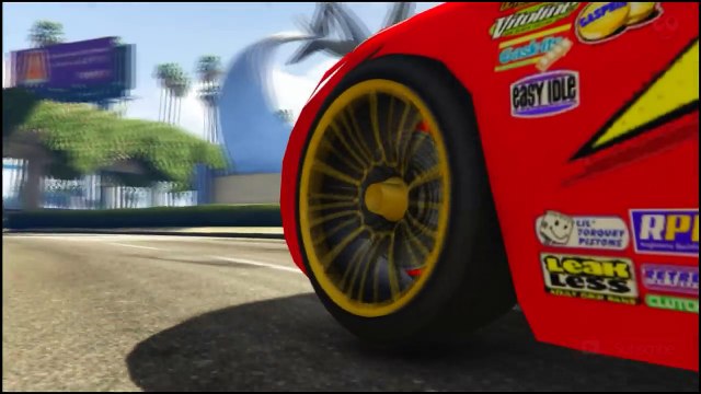 McQueen STALKED BY KILLER CLOWN! Crazy Clown & Spiderman cartoon - Nursery Rhymes Songs for Children