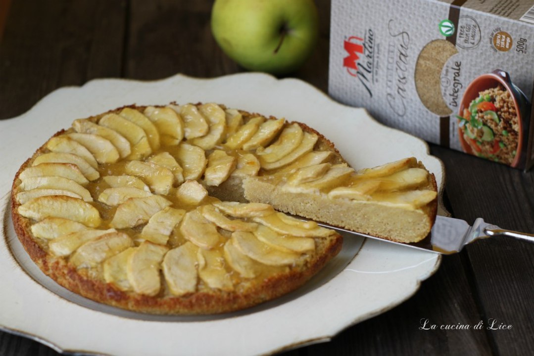 Torta di couscous alle mele