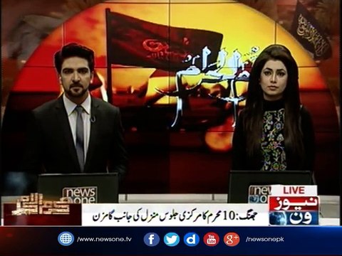 Jhung 10th muharram juloos is on the way to its destination