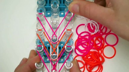 Laced Up Rainbow Loom Bracelet Tutorial