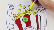 SHOPKINS Coloring Book Poppy Corn Speed Coloring With Markers