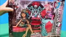 Monster High Frights Camera Action! Honey Swamp Doll & Premiere Party Playset Unboxing Toy Review