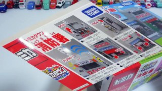 Disney Cars Tomica & fire station toys video for children