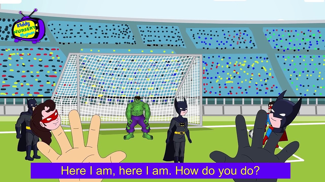 Superheroes crying when Attacked by giant Dinosaur Foot finger family nursery rhymes for kids funny