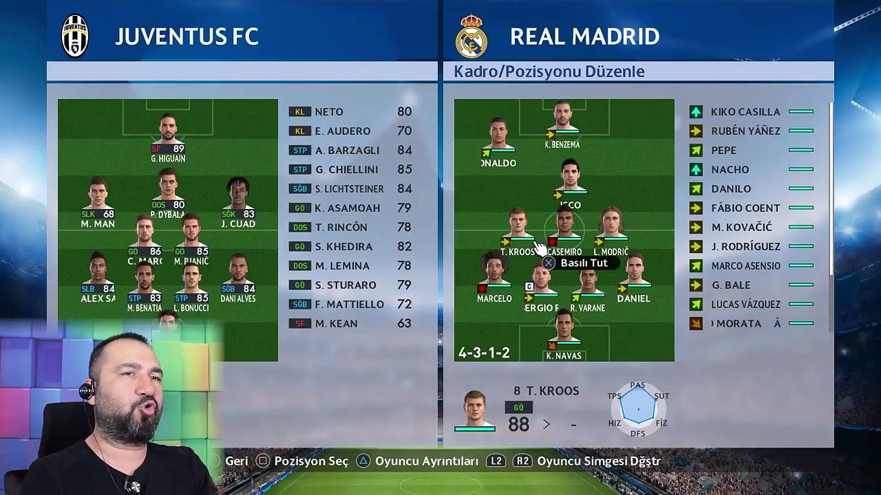 JUVENTUS-REAL MADRID ŞAMPİYONLAR LİGİ FİNAL MAÇI