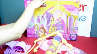 Play-Doh Disney Princess Design-a-Dress Boutique Set including Belle and Rapunzel!