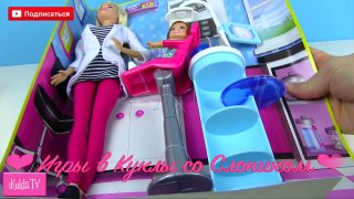 Мультик Барби Зубной Доктор Дантист Стоматолог Распаковка Играем с набором Игрушки и игры для девоч
