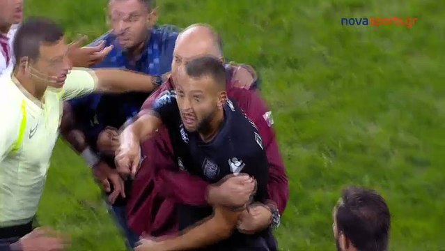 6η ΑΕΛ-ΠΑΟΚ 1-1 2017-18 Ένταση με τη λήξη στο AEL FC Arena (Novasports)