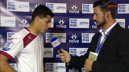 6η ΑΕΛ-ΠΑΟΚ 1-1   2017-18 Γιάννης Μασούρας δηλώσεις (Novasports)