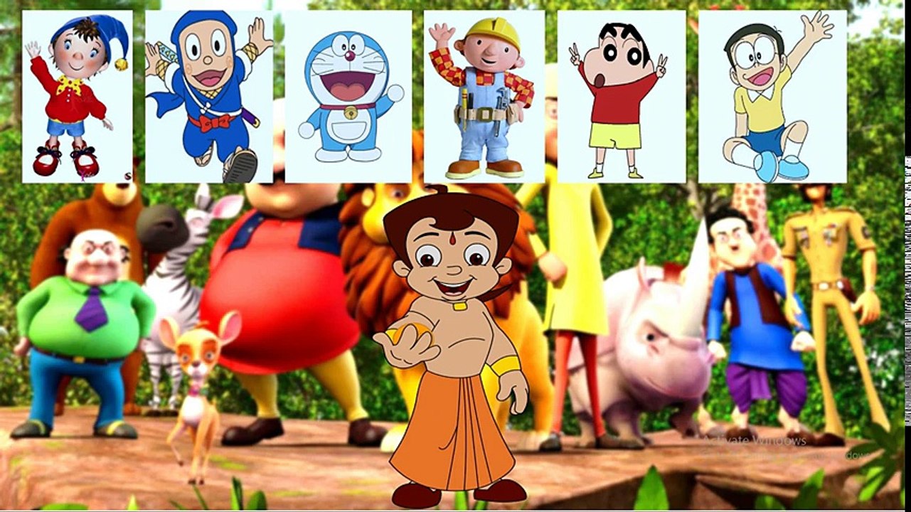 Real Voice behind cartoons __ Nobita, Doreamon , Sinchan .