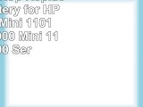 AGPtek Laptop Replacement Battery for HP Mini 110 Mini 1101 Mini 1101000 Mini 110c1000